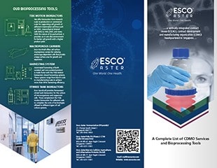 Esco Aster Line Card: A Complete List of CDMO Services and Bioprocessing Tools